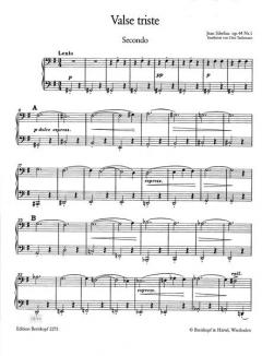 Valse triste op. 44/1 von Jean Sibelius 