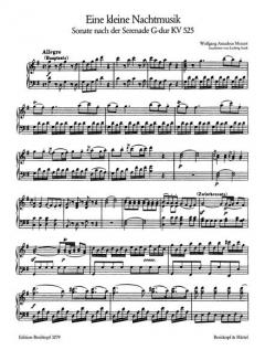 Eine kleine Nachtmusik von Wolfgang Amadeus Mozart 