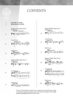Six Selected Sonatas von Ludwig van Beethoven 
