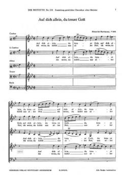 Auf dich allein, du treuer Gott (Heinrich Hartmann) 