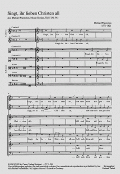 Singt, ihr lieben Christen all (Michael Praetorius) 