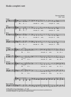 Hodie completi sunt (Giovanni Gabrieli) 