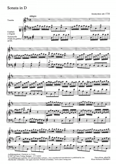 Sonata in D-Dur 