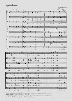 Kyrie eleison (Giovanni Gabrieli) 