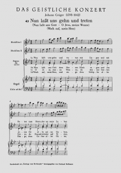 Nun lasst uns gehn und treten (Johann Crüger) 