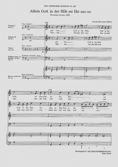 Allein Gott in der Höh sei Ehr von Johann Hermann Schein 