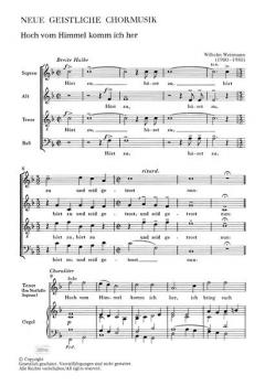 Hoch vom Himmel komm ich her (Wilhelm Weismann) 