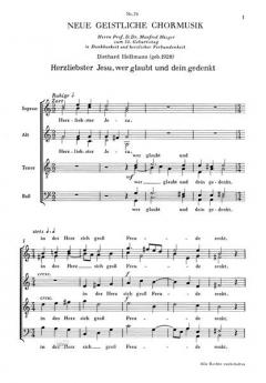 Herzliebster Jesu, wer glaubt von Diethard Hellmann (Download) 