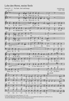 Lobe den Herrn, meine Seele (Adolf Brunner) 