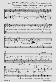 Jesus und das kanaanäische Weib von Gustav Gunsenheimer (Download) 