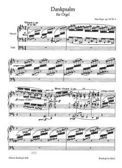 Dankpsalm op. 145/2 von Max Reger 