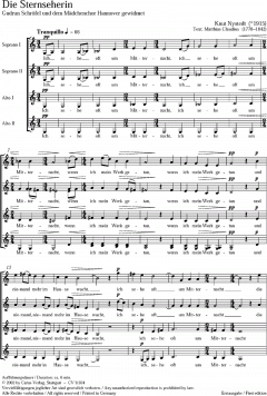 Die Sternseherin von Knut Nystedt (Download) 