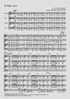 O Täler weit von Oliver Gies (Download) 