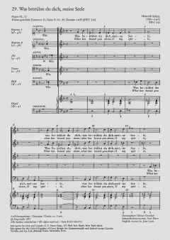 Was betrübst du dich SWV335 (Heinrich Schütz) 