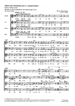 Komm, Heilger Geist op. 36 (Moritz Hauptmann) 