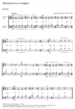 Missa brevis et simplex (Damijan Mocnik) 