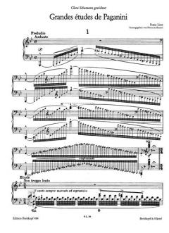 6 Grandes études de Paganini von Frederick Loewe 