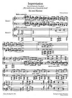 Improvisation über J. S. Bachs Chorallied BWV 517 von Ferruccio Busoni 