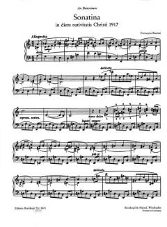 Sonatina in diem nativitatis Christi MCMXVII von Ferruccio Busoni 
