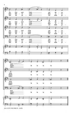 All Lust und Freud (All Desire And Joy) von Hans Leo Haßler (Download) 