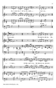 The Light In The Piazza (Choral Highlights) von Adam Guettel (Download) 