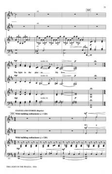 The Light In The Piazza (Choral Highlights) von Adam Guettel (Download) 