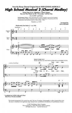 High School Musical 2 (Choral Medley) 