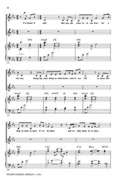 Wicked (Choral Medley) von Stephen L. Schwartz (Download) 