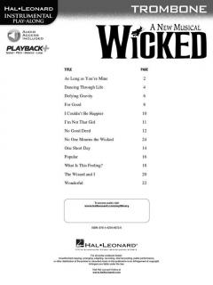Wicked (A New Musical) von Stephen L. Schwartz 