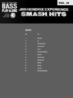 Bass Play-Along Vol. 10: Jimi Hendrix Smash Hits (Jimi Hendrix) 