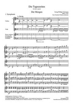 Die Tageszeiten von Georg Philipp Telemann (Download) 