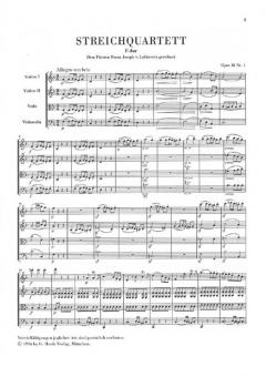 Die Streichquartette von Ludwig van Beethoven im Alle Noten Shop kaufen