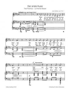 Den första kyssen op. 37/1 von Jean Sibelius 