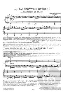 125 Passagen-Übungen op. 261 von Carl Czerny 
