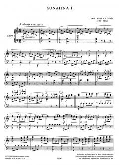 Sechs Sonatinen von Johann Ladislaus Dussek 