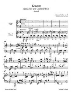 Klavierkonzert Nr. 1 d-moll op. 15 von Otto Singer im Alle Noten Shop kaufen