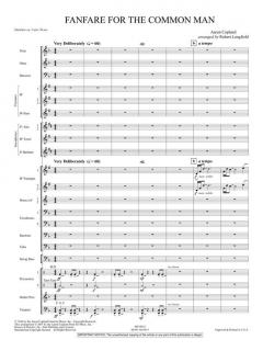 Fanfare For The Common Man (Aaron Copland) 