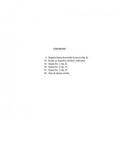 Piano Collection von Alberto E. Ginastera 