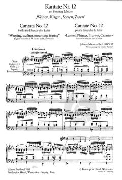 Weinen, Klagen, Sorgen, Zagen (J.S. Bach) 