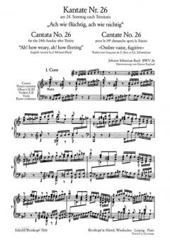 Ach wie flüchtig, ach wie nichtig (J.S. Bach) 