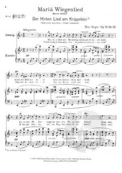 Der Hirten Lied am Krippelein von Max Reger 
