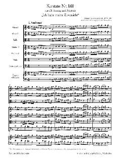 Ich habe meine Zuversicht von Johann Sebastian Bach 