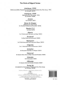 Hyperprism For 9 Wind Instruments And 9 Percussion (Edgard Varèse) 