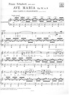 Ave Maria Op. 52/6 D 839 von Franz Schubert 