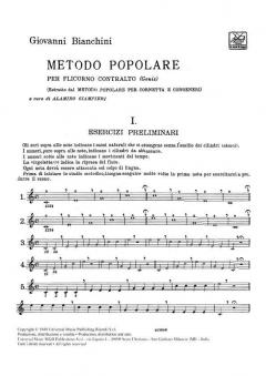 Metodo Popolare Per Flicorno Contralto (Genis) 