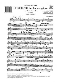 Concerto A-Dur F 11/4 T 8 (Antonio Vivaldi) 