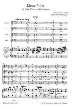 Messe B-dur op. post. 141 D 324 (Franz Schubert) 