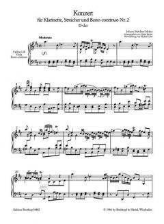 Klarinettenkonzert Nr. 2 D-dur von Johann Melchior Molter 
