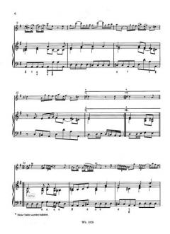 6 Sonaten op. 5 Heft 1 von Johann Adolf Hasse 