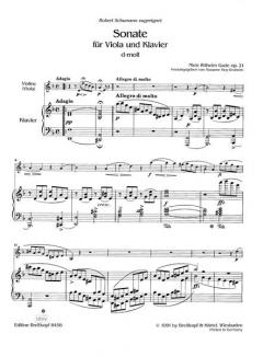 Sonate Nr. 2 d-moll op. 21 von Niels Wilhelm Gade 